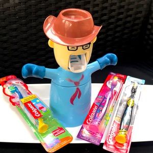 Toothpaste Dispenser Set - No Batteries Needed